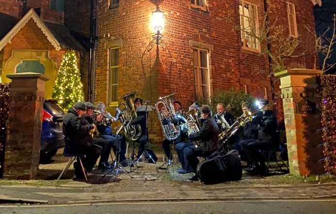 Brass Band Outdoors Christmas 2019